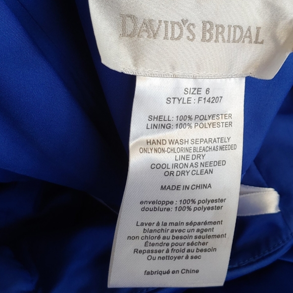 Holiday Special! Bridesmaid long dress from David's Bridal - Picture 8 of 8